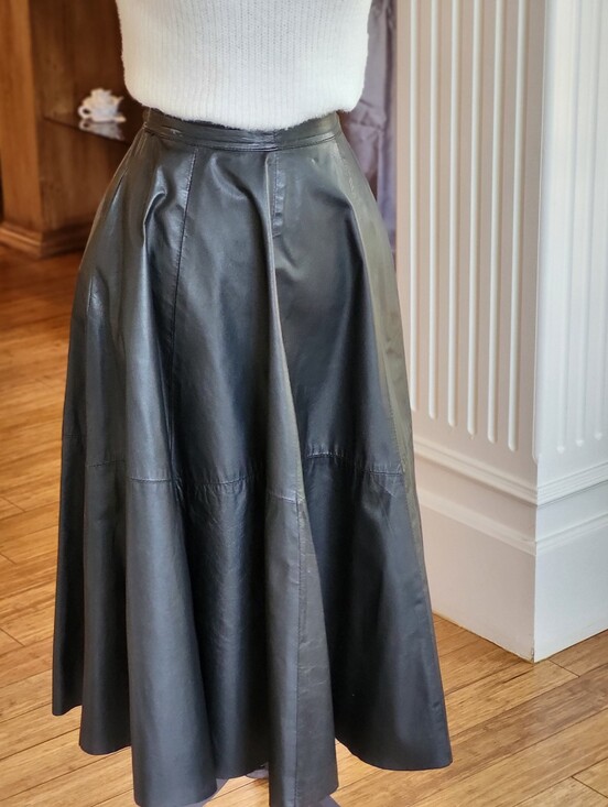 Dresses & Skirts - Sergio Cagliani Vintage 80s Made In Argentina Small Full Black Maxi Skirt